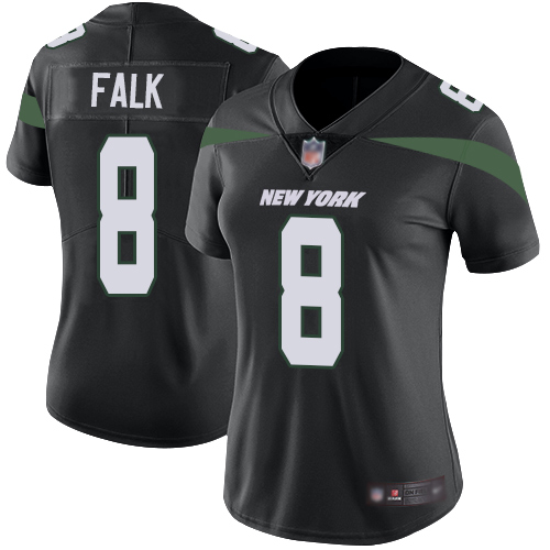 New York Jets Limited Black Women Luke Falk Alternate Jersey NFL Football #8 Vapor Untouchable